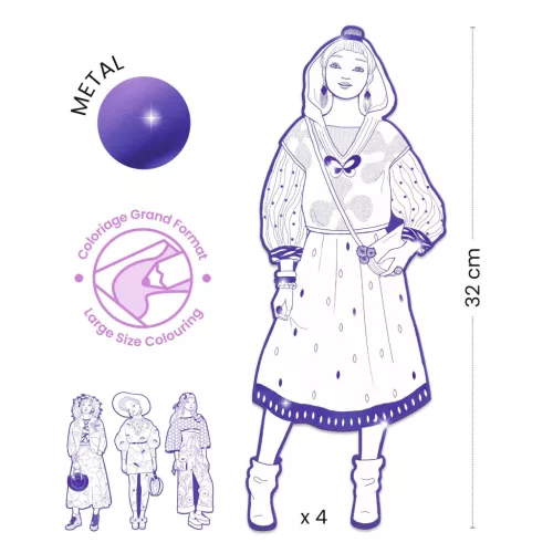 Színezés - Zaho Divat - Zaho and friends