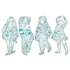 Színezés - Angéla Divat - Angèle and friends