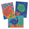 Képfestés pöttyökkel - Állatok pöttymintákkal - Pointillism