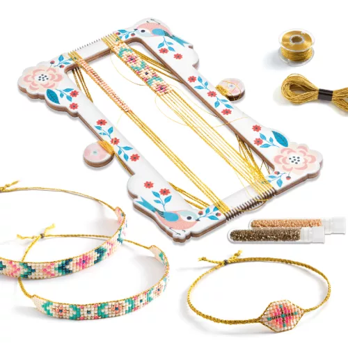 Ékszerkészítő készlet - Karkötők gyöngyszövéssel - Tiny beads