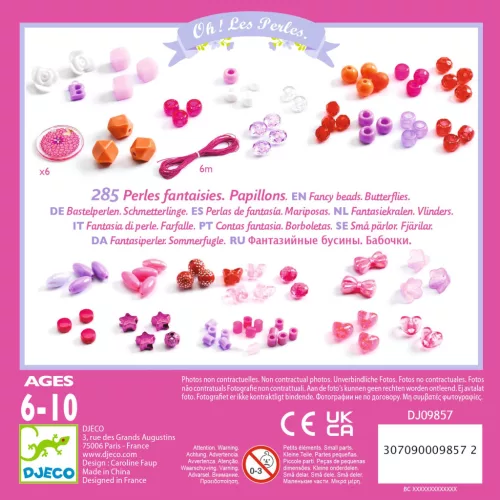 Gyöngykészlet - Pillangók - Butterflies