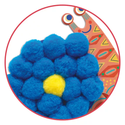 Pompom-kép készítés - Óriáspompomos állatok - Fluffy animals