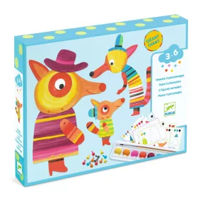   Művészeti műhely, festés - A róka család, bábok - The fox family