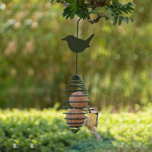 Fém rugalmas madáretető spirál, B