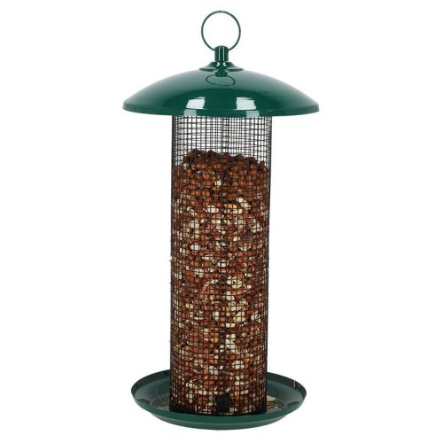 Felakasztható mogyoróadagolós madáretető, 44 cm