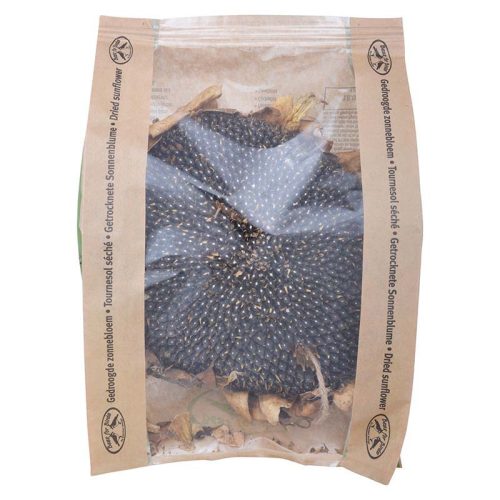 Felakasztható csomagolt szárított napraforgó fej madáreleség