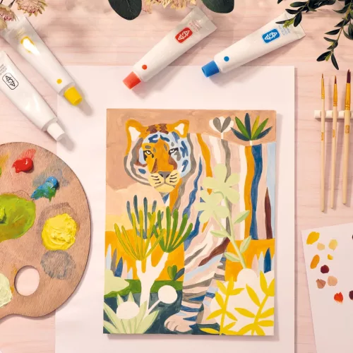 Műterem 22 - Színkeverés, Tigris - Atelier 22, Colour Mixing