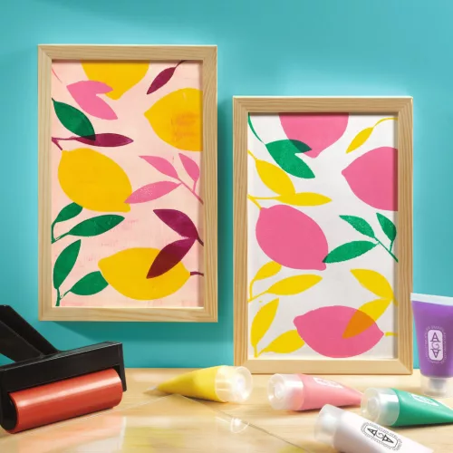 Műterem 46 - Gélnyomtatás, Színtár - Atelier 46, Gel Printing