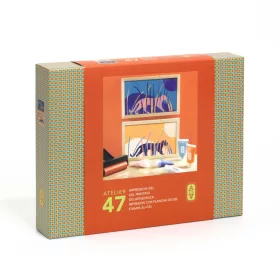   Műterem 47 - Gélnyomtatás, Éjjel és nappal - Atelier 47, Gel Printing