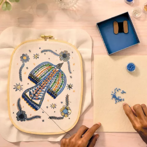 Műterem 59 - Gyöngyhímzés, Gyöngymadár - Atelier 59, Beadwork