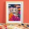 Műterem 64 - Tűhímzés, Alkony - Atelier 64, Needlepoint