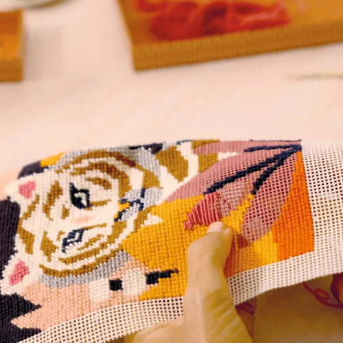 Műterem 64 - Tűhímzés, Alkony - Atelier 64, Needlepoint