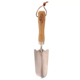 Rozsdamentes acél lapát, kőrisfa nyéllel, 32 cm