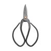 Fekete acél bonsai olló, 11 cm