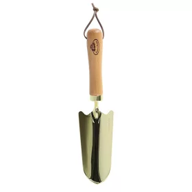   Rozsdamentes acél ásó, kőrisfa nyéllel, arany színű, 32 cm
