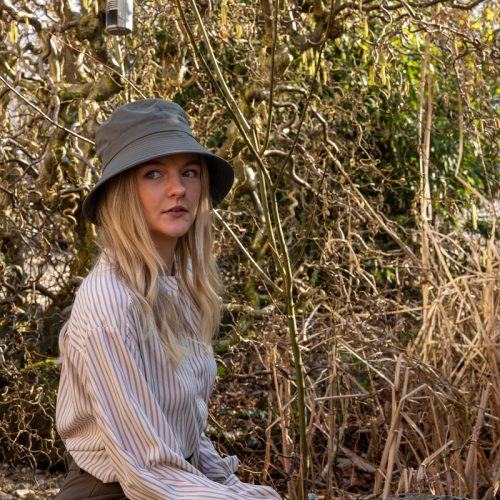 Halász sapka vízálló anyagból, 28,5 cm átmérőjű