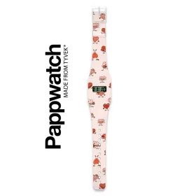 Papír karóra - HEARTS - Pappwatch Kids