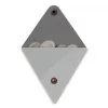 Háromszög pénztárca - SILBER / METALLIC - Triangle Purse Small