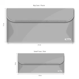Kézitáska, nagy - SILBER / METALLIC - Big Case