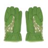 Mintás kerti kesztyű, 22 cm