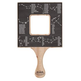   Fából készült csillagkép és holdfázis olvasó gyerekeknek, 12 x 20 cm