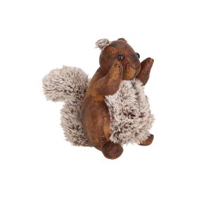 Erdei állatos bőr ajtókitámasztó, mókus, 1,5 kg