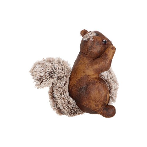 Erdei állatos bőr ajtókitámasztó, mókus, 1,5 kg