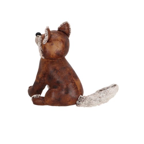 Erdei állatos bőr ajtókitámasztó, róka, 1,5 kg