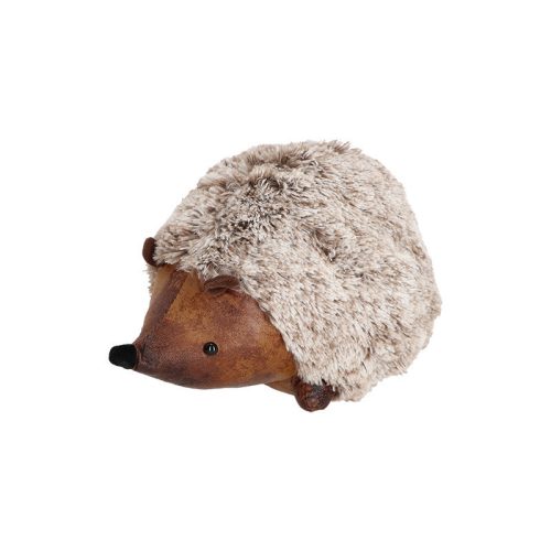 Erdei állatos bőr ajtókitámasztó, süni, 1,5 kg