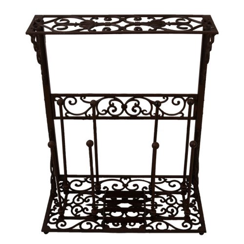 Öntöttvas csizmatartó és sárlehúzó állvány, 76 x 63 cm