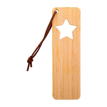 bambusz könyvjelző csillag