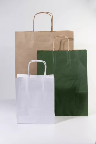 Papbag M papír ajándéktáska, közepes