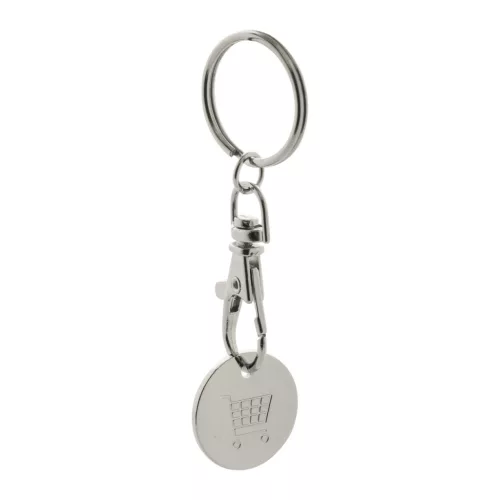 Eurocoin kulcstartós bevásárlókocsi érme