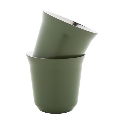 Copsul újrahasznosított rozsdamentes acél eszpresszó csésze szett