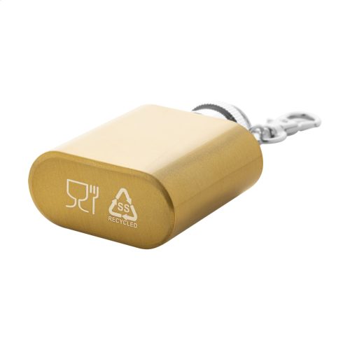 Vasco újrahasznosított rozsdamentes acél flaska kulcstartóval