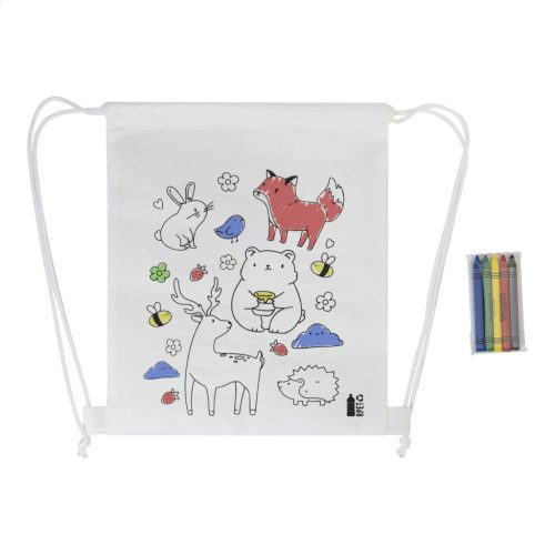 Zocolo RPET színezhető hátizsák, állatok