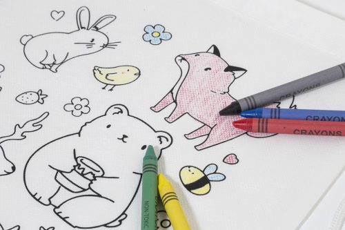 Zocolo RPET színezhető hátizsák, állatok