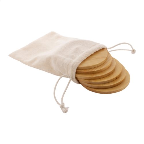 ZhuliMax bambusz poháralátét készlet