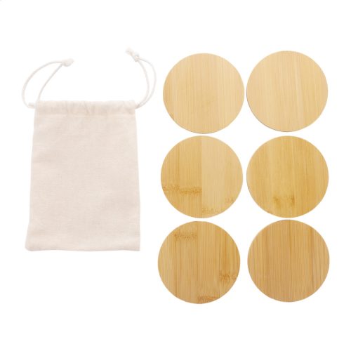 ZhuliMax bambusz poháralátét készlet