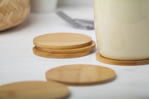 ZhuliMax bambusz poháralátét készlet