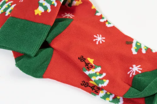 Julsokka karácsonyi zokni, fa