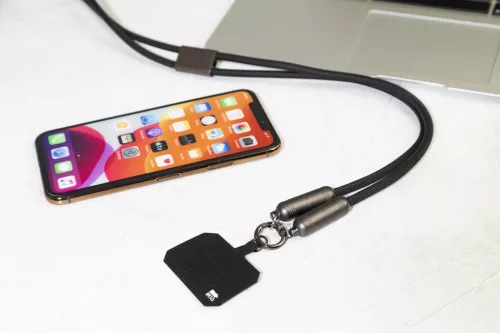 Fastly 60 W-os RPET mobiltartós nyakpánt