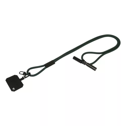 HolCharge 60 W-os RPET mobiltartós nyakpánt kábellel