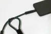 CuffCharge 60 W-os RPET mobiltartós csuklópánt kábellel