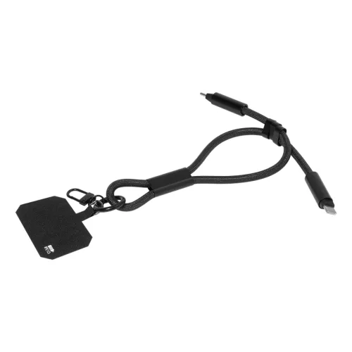 CuffCharge 60 W-os RPET mobiltartós csuklópánt kábellel