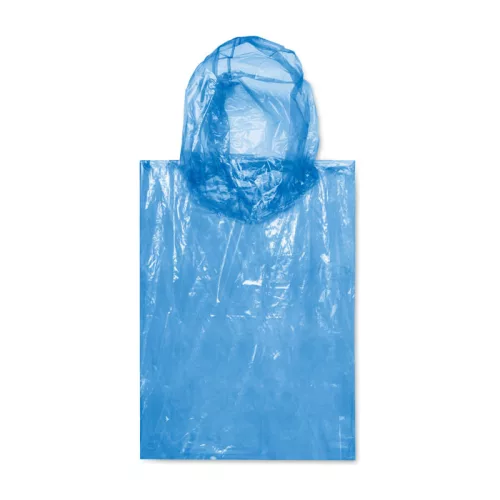 Műanyag kapucnis esőponcsó