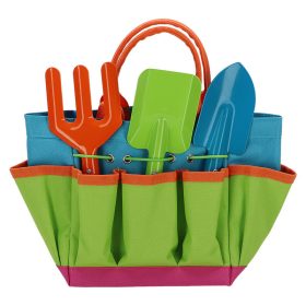 gyerek szerszámos táska kerti szerszámokkal