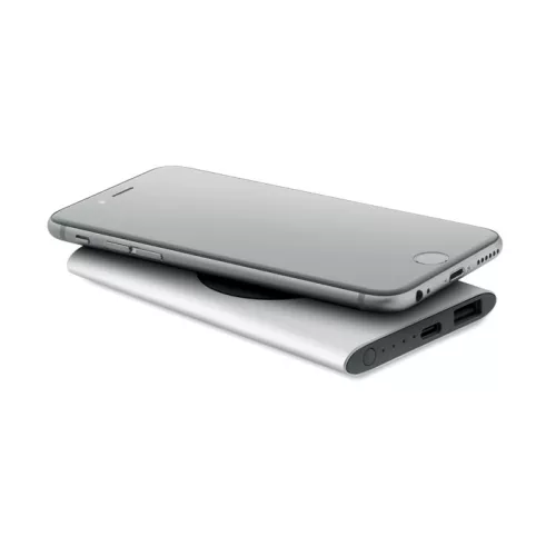 5000mAh powerbank 15W vezeték nélküli töltővel
