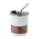 Mate újrahasznosított rozsdamentes acél pohár szívószállal 260 ml