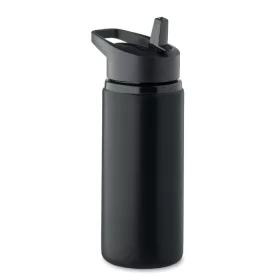   Újrahasznosított rozsdamentes acél szívószálas kulacs 500 ml